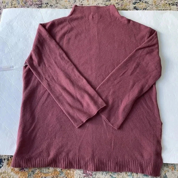 Chelsea28 funnel neck oversized sweater Mauve Women’s size L - Picture 3 of 11